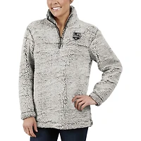 G-III 4Her by Carl Banks Los Angeles Kings Sherpa Quarter-Zip Pullover Jacket