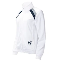 G-III 4Her by Carl Banks New York Yankees Red Flag Full-Zip Track Jacket