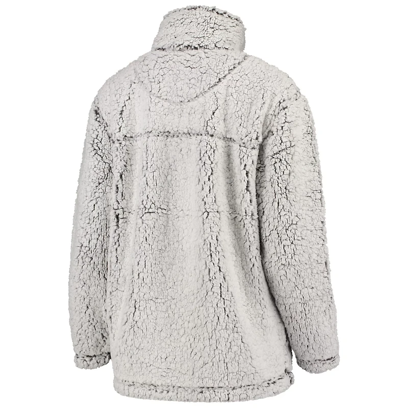 G-III 4Her by Carl Banks Philadelphia Flyers Sherpa Quarter-Zip Pullover Jacket