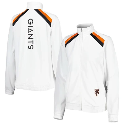 G-III 4Her by Carl Banks San Francisco Giants Red Flag Full-Zip Track Jacket