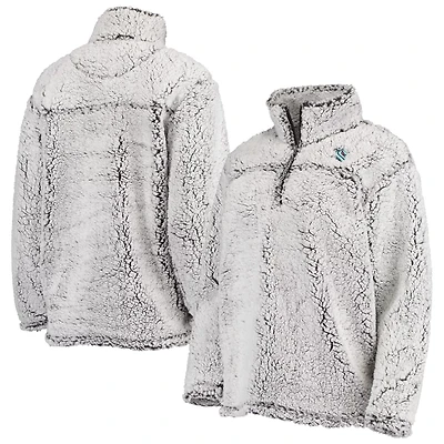 G-III 4Her by Carl Banks Seattle Kraken Sherpa Quarter-Zip Jacket