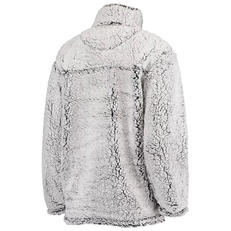 G-III 4Her by Carl Banks Seattle Kraken Sherpa Quarter-Zip Jacket