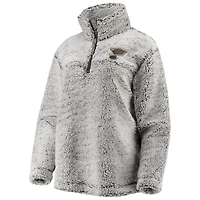 G-III 4Her by Carl Banks St Louis Blues Sherpa Quarter-Zip Pullover Jacket