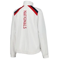 G-III 4Her by Carl Banks Washington Nationals Red Flag Full-Zip Track Jacket