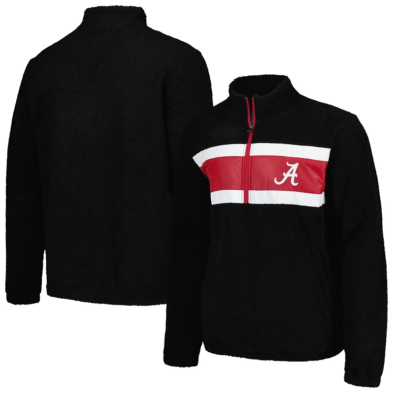 G-III Sports by Carl Banks Alabama Crimson Tide Pinch Runner Half-Zip Top