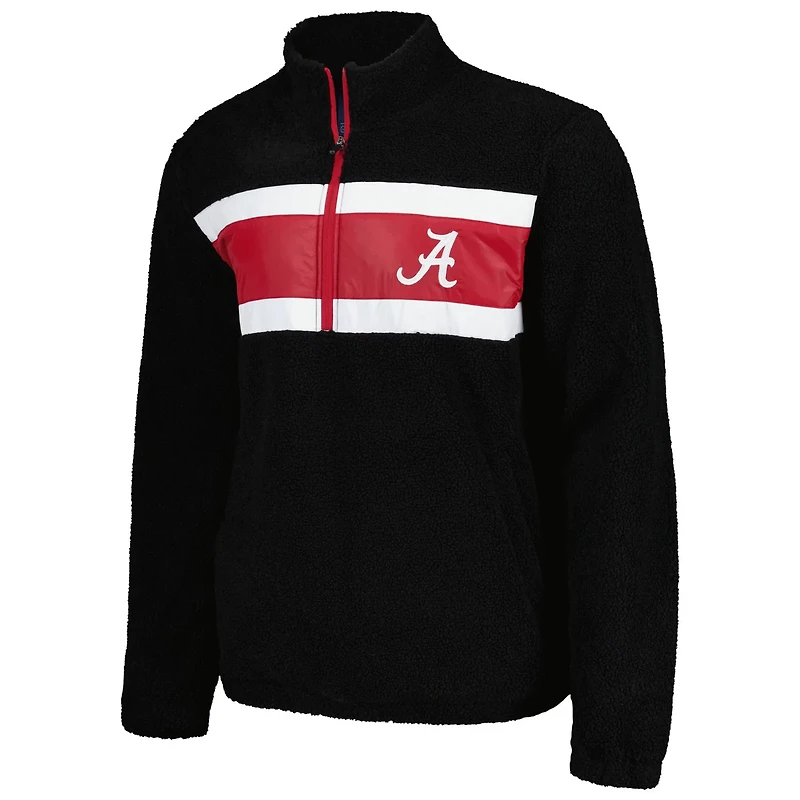 G-III Sports by Carl Banks Alabama Crimson Tide Pinch Runner Half-Zip Top