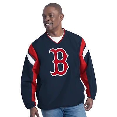 G-III Sports by Carl Banks Boston Red Sox Double Coverage V-Neck Pullover
