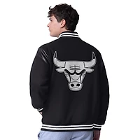 G-III Sports by Carl Banks Chicago Bulls Clutch Hitter Full-Snap Varsity Jacket