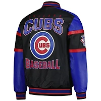 G-III Sports by Carl Banks Chicago Cubs Full-Zip Leather Varsity Jacket