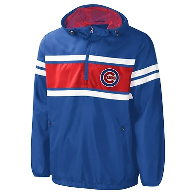 G-III Sports by Carl Banks Chicago Cubs Game Score Quarter-Zip Windbreaker