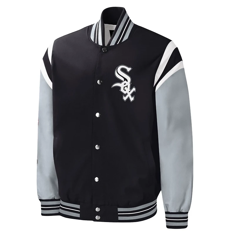 G-III Sports by Carl Banks Chicago White Sox Title Holder Full-Snap Varsity Jacket