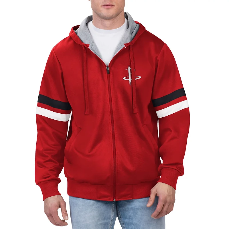 G-III Sports by Carl Banks Houston Rockets Contender Full-Zip Hoodie Jacket