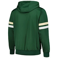 G-III Sports by Carl Banks Hunter Milwaukee Bucks Contender Full-Zip Hoodie Jacket