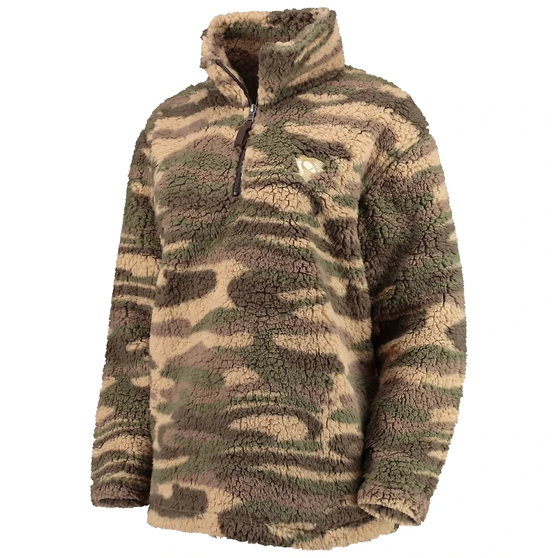 G-III Sports by Carl Banks Pittsburgh Penguins Sherpa Quarter-Zip Jacket