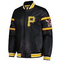 G-III Sports by Carl Banks Pittsburgh Pirates Full-Zip Leather Varsity Jacket