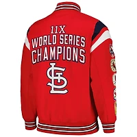 G-III Sports by Carl Banks St Louis Cardinals Quick Full-Snap Varsity Jacket
