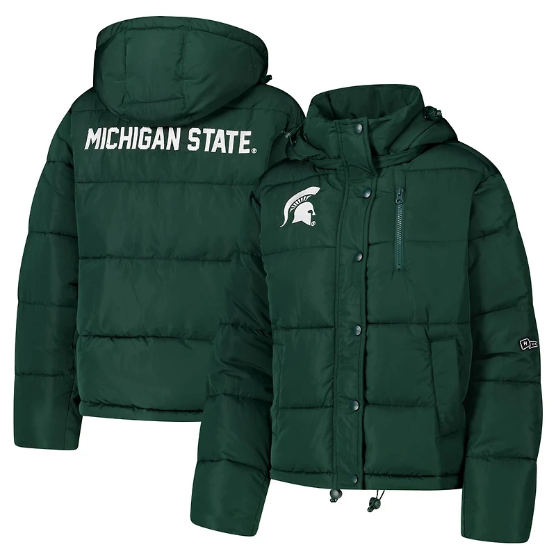 Hype and Vice Michigan State Spartans Puffer Jacket