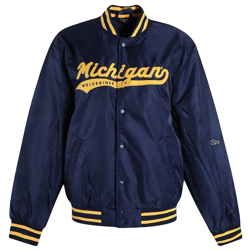 Hype and Vice Michigan Wolverines A-Game Varsity Full-Snap Jacket
