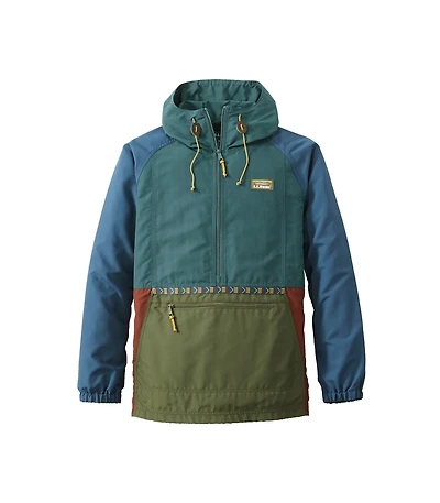 L.L. Bean Men's Mountain Classic Anorak 1/2 Zip Hoodie