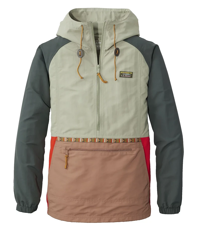 L.L. Bean Men's Mountain Classic Anorak 1/2 Zip Hoodie