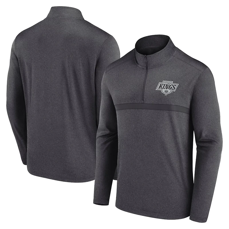 Los Angeles Kings Head-to-Head Raglan Quarter-Zip Top