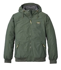 Men's Insulated 3-Season Bomber Hooded Jacket