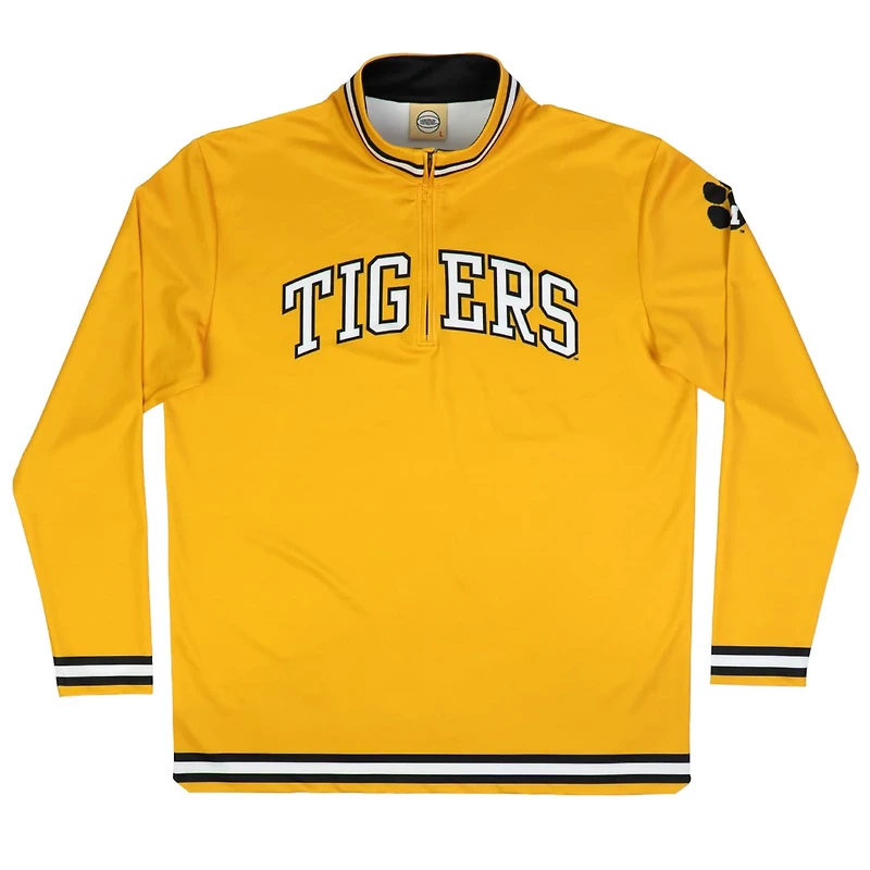 Missouri Tigers Throwback Basketball Quarter-Zip Pullover Top