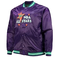 Mitchell Ness Big Tall NBA All-Star Game Hardwood Classics Satin Full-Snap Jacket