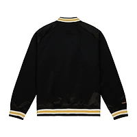 Mitchell  Ness Boston Bruins 100th Anniversary Satin Raglan Full-Snap Jacket