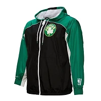 Mitchell  Ness Boston Celtics Hardwood Classics Big Shot Premium Full-Zip Windbreaker Jacket