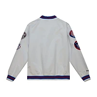 Mitchell  Ness Chicago Cubs City Collection Satin Full-Snap Varsity Jacket