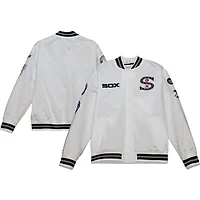 Mitchell  Ness Chicago Sox City Collection Satin Full-Snap Varsity Jacket