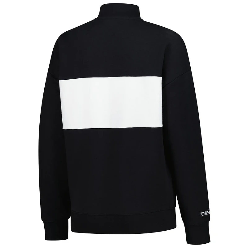 Mitchell  Ness Cincinnati Reds Quarter-Zip Pullover Top