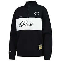 Mitchell  Ness Cincinnati Reds Quarter-Zip Pullover Top