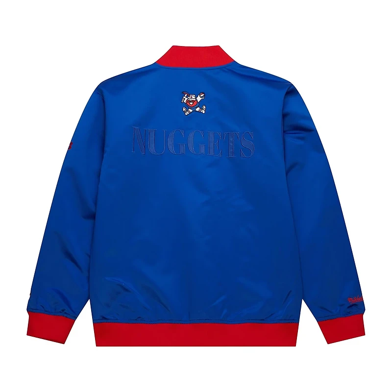 Mitchell  Ness Denver Nuggets Hardwood Classics Team OG 30 Lightweight Satin Full-Snap Jacket