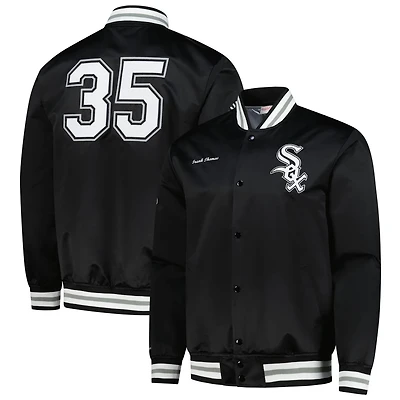 Mitchell  Ness Frank Thomas Chicago White Sox Legends Collection Vintage Satin Full-Snap Jacket
