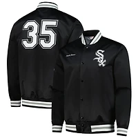 Mitchell  Ness Frank Thomas Chicago White Sox Legends Collection Vintage Satin Full-Snap Jacket