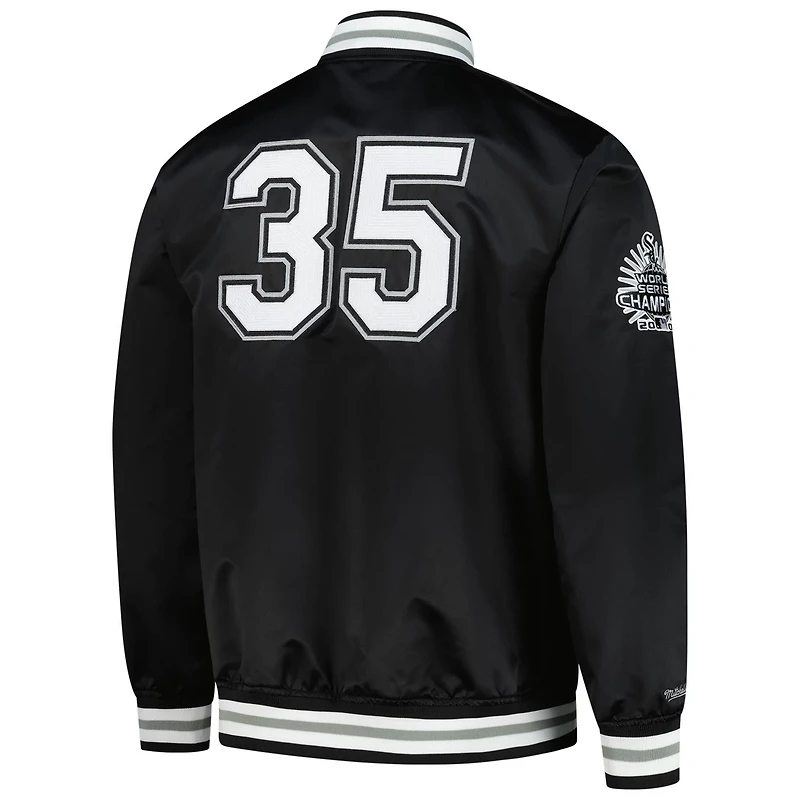 Mitchell  Ness Frank Thomas Chicago White Sox Legends Collection Vintage Satin Full-Snap Jacket