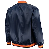 Mitchell  Ness Golden State Warriors Big  Tall Hardwood Classics Raglan Satin Full-Snap Jacket