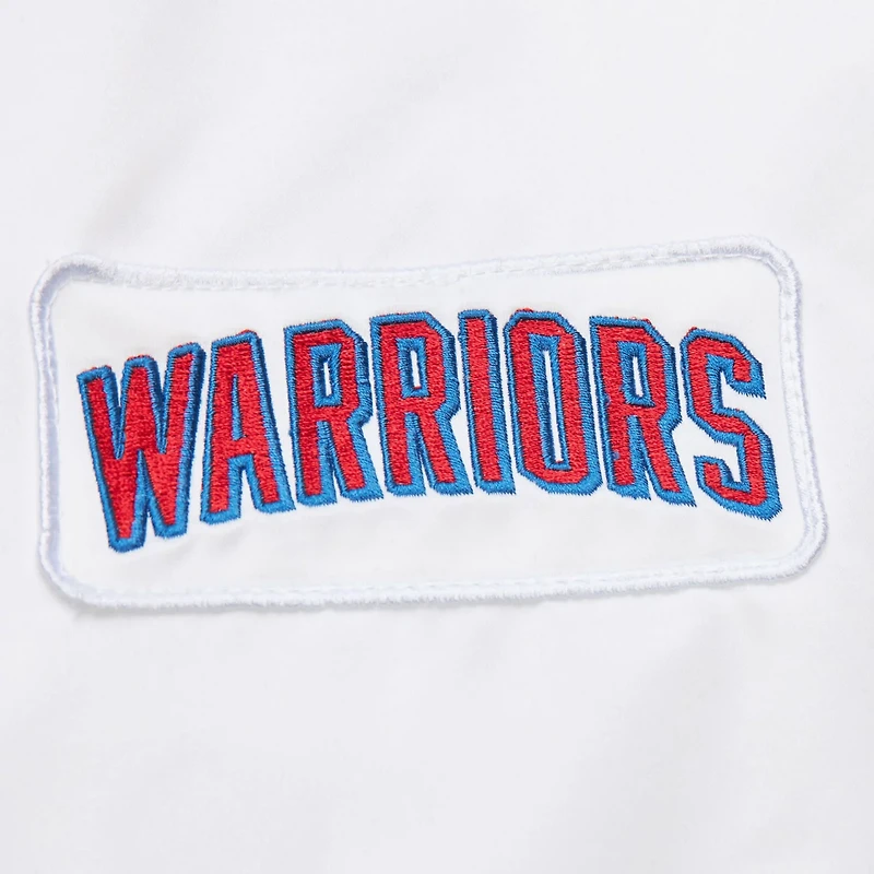 Mitchell Ness Golden State Warriors Hardwood Classics Nights Team Leader Satin Full-Zip Jacket