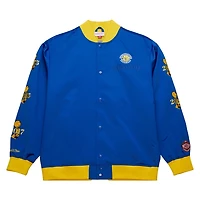 Mitchell  Ness Golden State Warriors Hardwood Classics Team OG 30 Lightweight Satin Full-Snap Jacket