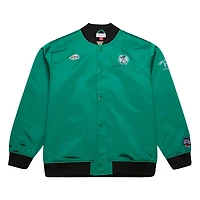 Mitchell  Ness Kelly Boston Celtics Hardwood Classics Team OG 30 Lightweight Satin Full-Snap Jacket