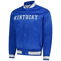 Mitchell  Ness Kentucky Wildcats Lightweight Satin Raglan Full-Snap Jacket