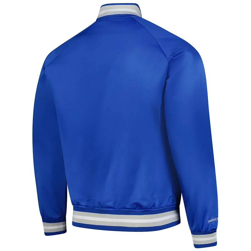 Mitchell Ness Kentucky Wildcats Lightweight Satin Raglan Full-Snap Jacket