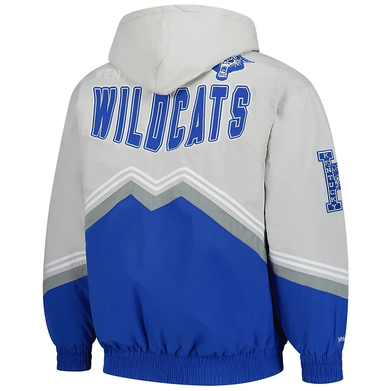Mitchell  Ness Kentucky Wildcats Throw It Back Retro Full-Zip Windbreaker Jacket