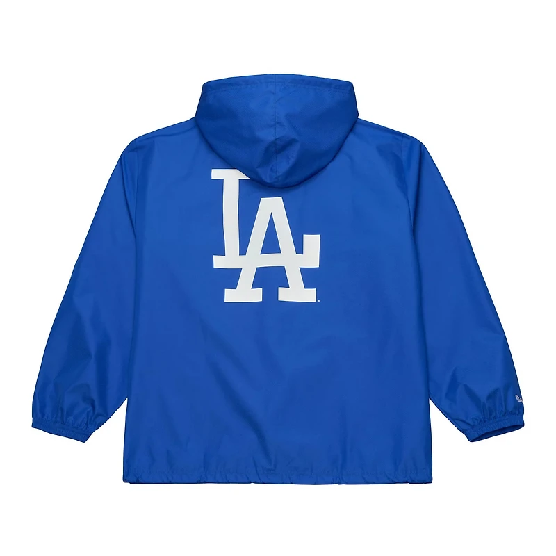 Mitchell Ness Los Angeles Dodgers Full-Snap Hooded Coaches Jacket
