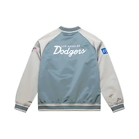 Mitchell  Ness Los Angeles Dodgers Thunderstorm Head Coach Lightweight Satin Full-Snap Jacket