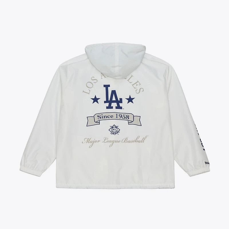 Mitchell Ness Los Angeles Dodgers Yacht Rock Coaches Full-Snap Hooded Windbreaker Jacket