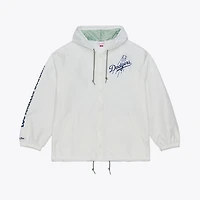 Mitchell  Ness Los Angeles Dodgers Yacht Rock Coaches Full-Snap Hooded Windbreaker Jacket