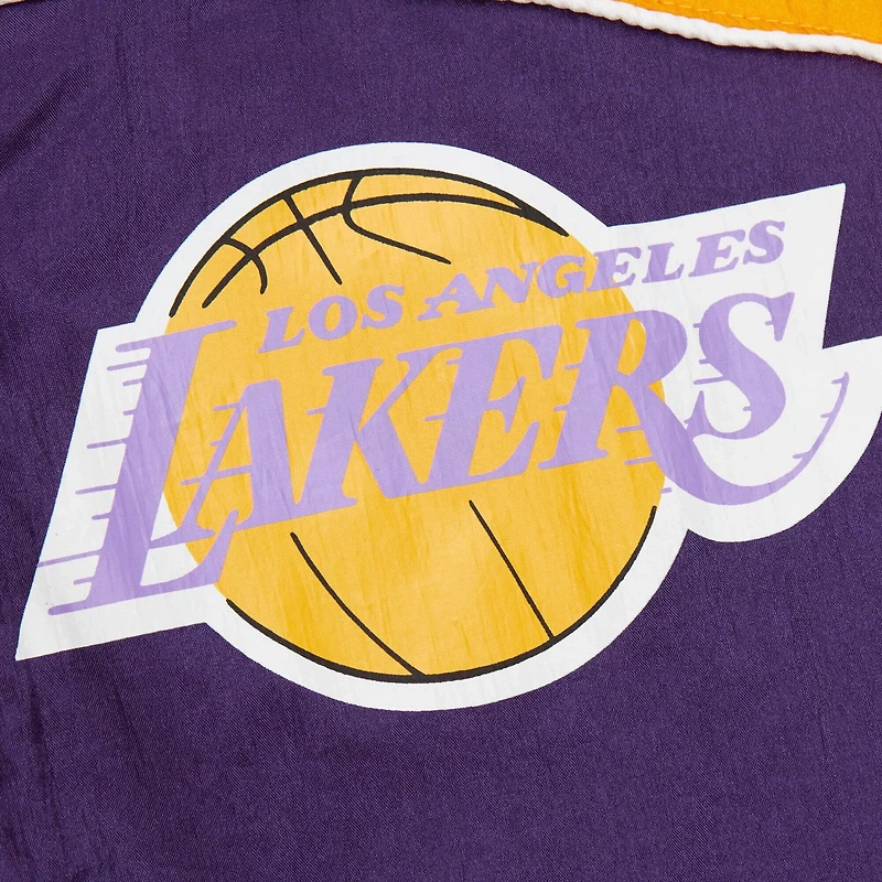Mitchell  Ness Los Angeles Lakers Hardwood Classics Big Shot Premium Full-Zip Windbreaker Jacket